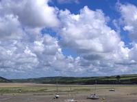 Ebbe am Camel Ästuar bei Padstow